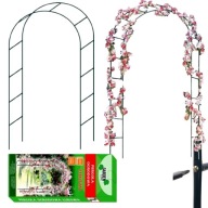 PERGOLA OGRODOWA TARASOWA METALOWA ŁUK TARAS NA RÓŻE STALOWA 140x38x240CM