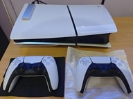 Konsola PS5 PLAYSTATION 5 SLIM 1TB + SSD NVME 4TB + 200 GIER + 2 PADY + PS+