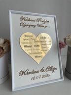 Podziękowanie dla rodziców, ramka, dowolny grawer