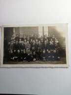 INOWROCŁAW - 1930- SZKOŁA PROFESOROWIE-UCZNIOWIE - FOT. J.B. MATYSEK