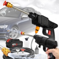 MYJKA CIŚNIENIOWA AKUMULATOROWA RĘCZNA 26 BAR MOCNA POMPA ZESTAW 2 X AKU