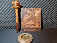 DREWNIANA MACZUGA, OBRAZEK ,POPIELNICZKA PRL
