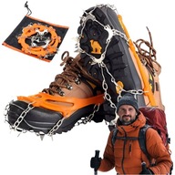 RACZKI ANTYPOŚLIZGOWE NA BUTY ELASTYCZNE TURYSTYCZNE ŁAŃCUCHY KOLCE 36-45