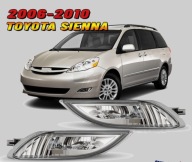 TOYOTA SIENNA HALOGENY PRZOD ZDERZAK 2006 06 07 08 09 10