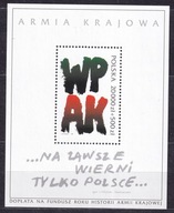 1992 Rok Armii Krajowej Fi blok 150 **