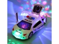 AUTO POLICJA RADIOWÓZ INTERAKTYWNE ŚWIATŁA LED DŹWIĘK OTWIERANE DRZWI