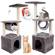 DRAPAK NISKA WIEŻA OMNA 100 CM – SŁUPEK SIZALOWY I LEGOWISKO DLA KOTA