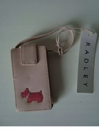 RADLEY piękne skórzane pudrowe etui do telefonu