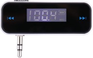 UNIWERSALNY TRANSMITER SAMOCHODOWY ŁADOWANIE FM MINIJACK 3,5MM