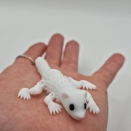 Brelok Fretka Biała 3D Druk 3D | Zawieszka do Kluczy i Plecaka