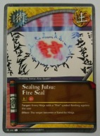 Karta Naruto CCG Jutsu Sealing Jutsu: Fire Seal - J-441