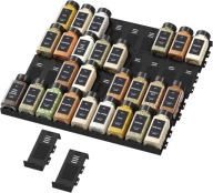 LIFEWIT Organizer Na Przyprawy Do Szuflady 36 Sztuk Regulowany Czarny