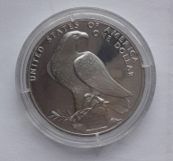 USA 1 dolar 1984 Olimpiada w Los Angeles 26.73g SREBRA próby 900 (1)