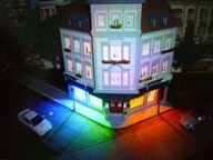 Kamienica Kątowa z Oświetleniem LED w H0