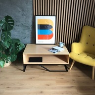 Stolik kawowy JORG – Loftowy design z duszą natury!