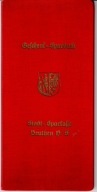 Sparbuch Bytom Górny Śląsk 1930–41 – oryginał z wpisami i pieczęciami