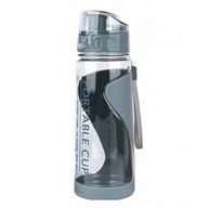 BUTELKA NA WODĘ BIDON NA SIŁOWNIĘ FITNESS 600ml przenośny Szaro-niebieski