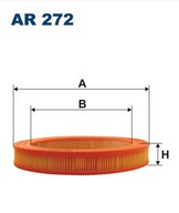 $- AR 272 FILTRON filtr powietrza CARINA COROLLA