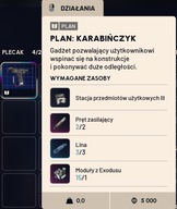Arc Raiders KARABIŃCZYK SNAP HOOK blueprint schemat