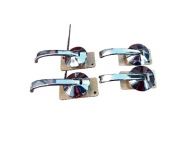 KLAMKA WEWNETRZNA METAL CHROM FIAT 125P 126p ,POLONEZ