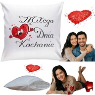 PODUSZKA PREZENT NA WALENTYNKI DLA NIEJ NIEGO DZIEWCZYNY CHŁOPAKA ŻONY MĘŻA