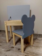 Stolik ze schowkiem i krzesełko dla dziecka 92-116