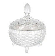 CUKIERNICA BOMBONIERKA Z POKRYWKĄ NA NÓŻKACH