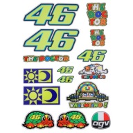 NAKLEJKI NA MOTOR MOTOCYKL ROWER AGV ROSSI 46