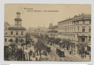 WARSZAWA Dworzec Wiedeński Bilard ok. 1918r ul. Marszałkowska Tramwaje y874