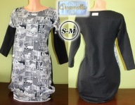 Dresowa tunika-sukienka roz. S-M