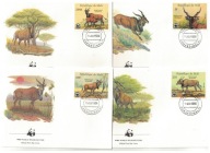 7-FDC33-Rep.Mali, WWF -Antylopy,1986r
