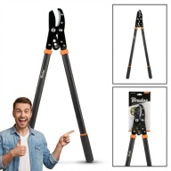 SEKATOR RĘCZNY KOWADEŁKOWY Z PRZEKŁADNIĄ DO GRUBYCH GAŁĘZI BRADAS 50MM