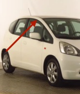 Naklejka na ramke drzwi Honda Jazz III 08-15 naklejka 67325-TF0-003