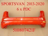 Zderzak tylny Volkswagen VW Golf VII 7 sportsvan 6xPDC tył 510807421F OE