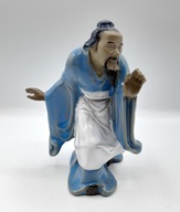 mistrz ćwiczący Tai Chi Chuan - piękna ceramiczna kolekcjonerska figurka