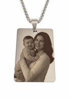 Nieśmiertelnik ze ZDJĘCIEM Grawer PREZENT Pamiątka