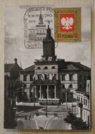 LUBLIN. Siedziba Miejskiej Rady Narodowej. 50 - LECIE LUBELSKIEJ RADY DELEG