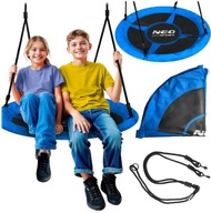 HUŚTAWKA BOCIANIE GNIAZDO KOŁO WISZĄCE DUŻE DLA DZIECI DO OGRODU MAX 150KG