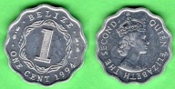 (1BE01) Belize 1 cent, 1994 KM# 33a