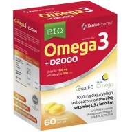 Suplement diety Xenico Pharma BIO Omega3 + D2000 olej rybi (tran)