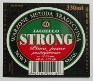 ETYKIETA PIWO JASNE PEŁNE JAGIEŁŁO STRONG BROWAR CHEŁM POKRÓWKA