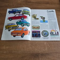 Toyota Corolla Carina Corona Celica Mark II Pickup Land Cruiser 1972 USA