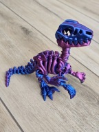 Figurka Szkielet Raptora 23cm - 3D Model Kolekcjonerski - Dwukolorowy