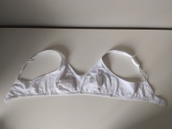 Śliczna markowa bielizna Body NKD 100C biały bez fiszbin 90% cotton