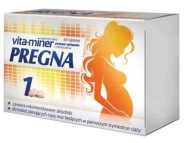 Vita-miner Pregna 1 60tabl, zestaw witamin i minerałów dla kobiet w ciązy