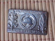 Odznaka NSDFBSt – Stahlhelmbund – Gautreffen Dortmund 1935 -Stalowy Hełm