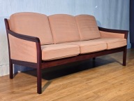 Duńska Sofa 3 Osobowa, Mahoniowa, Design (135)