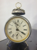 Stary Francuski budzik Japy Freres "Paquerette" z około 1910r