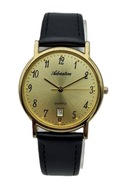 ZŁOCONY MESKI NARĘCZNY SZWAJCARSKI ZEGAREK ADRIATICA LATA 90-TE - UNIKAT