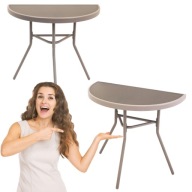 STÓŁ OGRODOWY NAROŻNY METALOWY OGRODOWY NA BALKON TARAS OGROD STOLIK